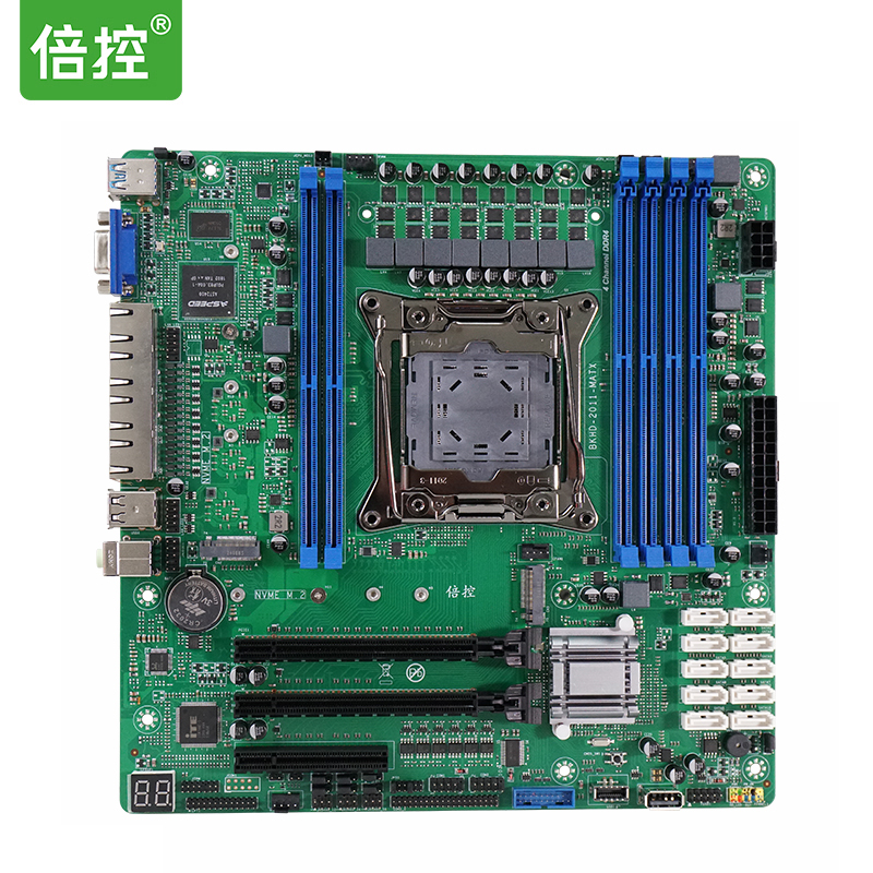 倍控C612工控機(jī)nas軟路由主板 E5-V3V4 Intel2.5G 10sata